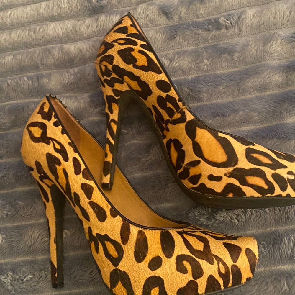 Source Unknown Leopard Print Heels - image 3